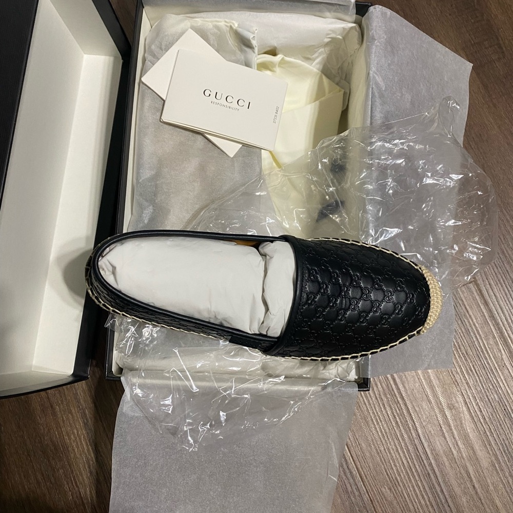 Gucci Microguccissima Leather Espadrille - Picture 2 of 7